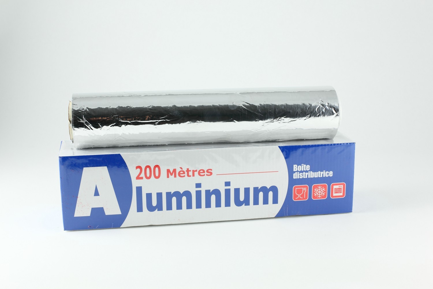 PAPIER ALUMINIUM Alimentaire 200mètres x 33cm Ep. 11microns - Film étirable  et aluminium - Emballage Alimentaire - Fournimag