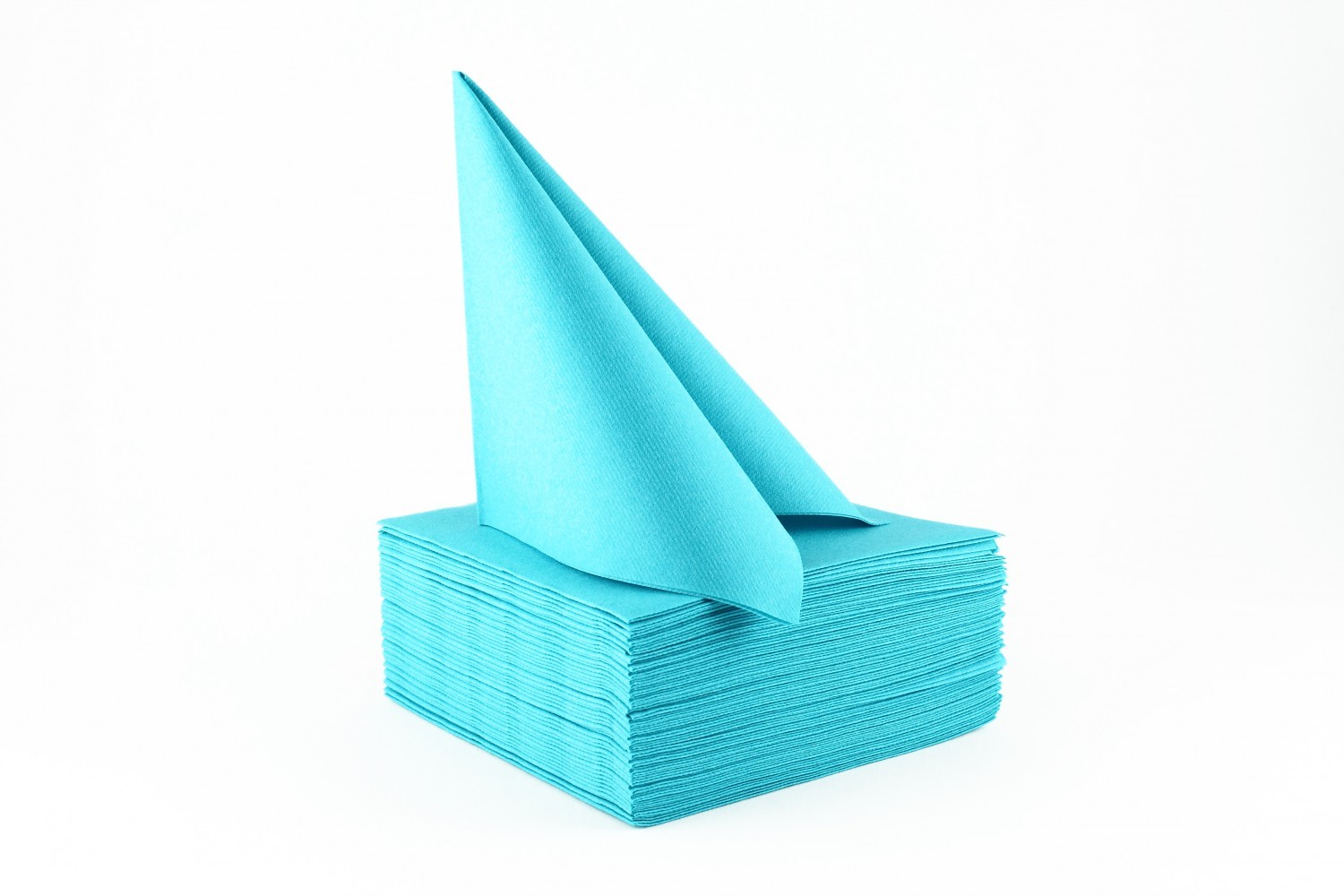Serviette papier non tissée 40x40 Turquoise