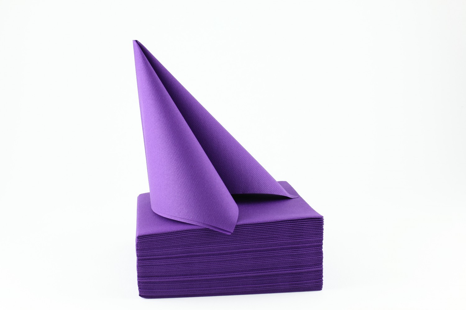 Serviette papier non tissée 40x40 Violet - Serviette - Jetable - Fournimag